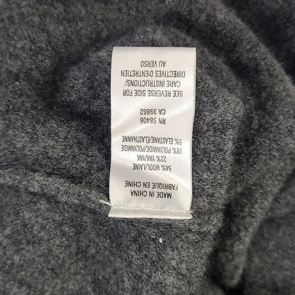 Theory Aradelle Avalon Sweater Gray Yak Large Pullover Long Sleeve - Picture 6 of 6